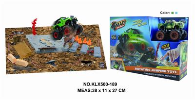 四驱动惯性越野车旋转盘赛场 - OBL825230