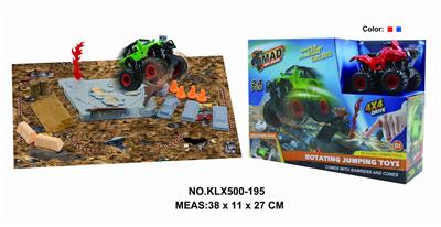 四驱动惯性越野车旋转盘赛场 - OBL825236