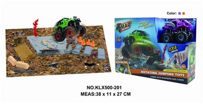 四驱动惯性越野车旋转盘赛场 - OBL825242