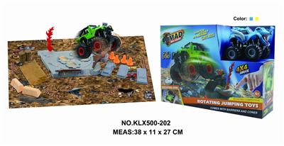 四驱动惯性越野车旋转盘赛场 - OBL825243