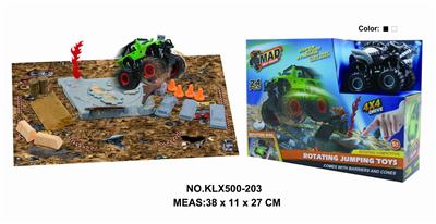 四驱动惯性越野车旋转盘赛场 - OBL825244