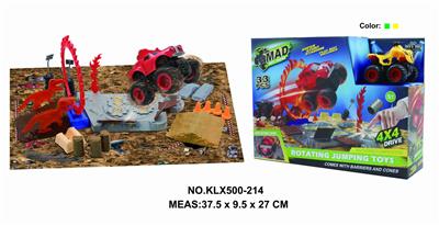 四驱动惯性越野车旋转盘赛场 - OBL825255