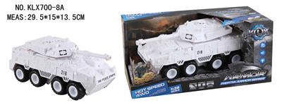 仿真四驱动惯性装甲车带灯光音乐 - OBL825485