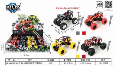 ALLOY DIY ASSEMBLED 4WD RECOIL CLIMBING CAR - OBL825552