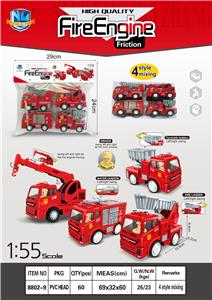 高品质仿真惯性城市救援车 - OBL826348