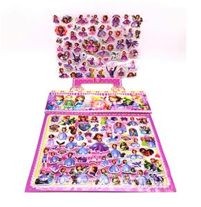 33 * 42CM PRINCESS CARTOON STICKERS 2PCS - OBL827102