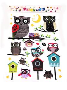 50 * 68CM OWL WALL STICKER - OBL827105