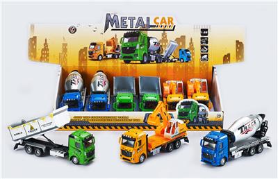 1:32 MIXED COLOR RETURN ALLOY ENGINEERING VEHICLE - OBL827216