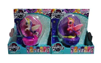 LIGHT MUSIC SHELL BOX WITH PONY - OBL827421