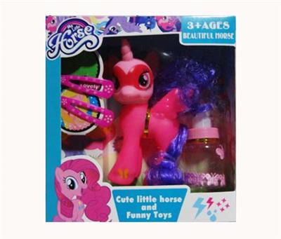 EYE MASK HORSE WITH BOTTLE HAIRPIN - OBL827435