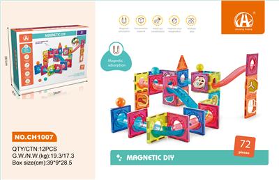 COLOR WINDOW MAGNETIC SHEET 72PCS - OBL827886