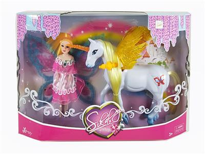 FLYING FAIRY AND FLYING HORSE - OBL828035