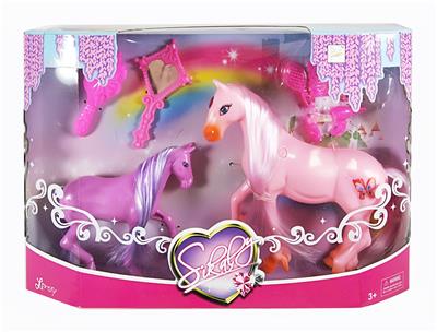 TWO BARBIE HORSES - OBL828037