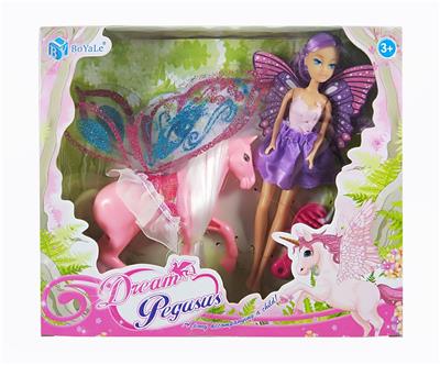 FLYING FAIRY AND FLYING HORSE - OBL828138