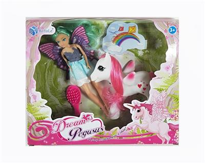 FLYING FAIRY AND FLYING HORSE - OBL828139