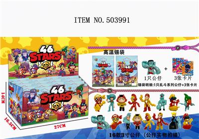 24彩袋装3吋荒野乱斗46+3张卡片 - OBL828253