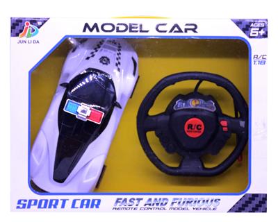 1:18 TWO-WHEEL REMOTE CONTROL FERRARI POLICE CAR. - OBL828684