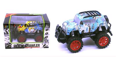 1:32二通遥控灯光越野丰田涂鸦 - OBL828702