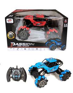 1:14 2.4G十一通灯光音乐攀爬侧行车（包电） - OBL828729