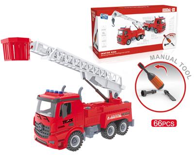 DIY SCREW BLOCKS ARE DISASSEMBLED AND INSTALLED IN FIRE ENGINES. - OBL828844
