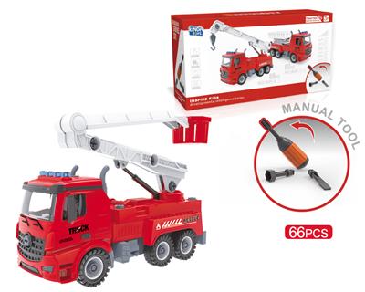DIY SCREW BUILDING BLOCK DISASSEMBLY FIRE TRUCK - OBL828845