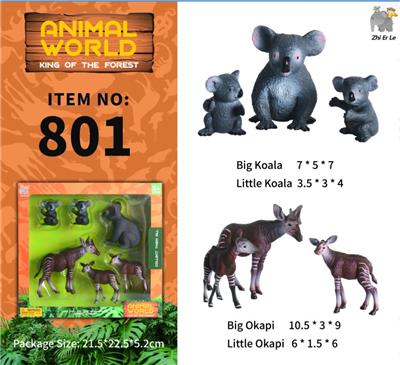 6只装硬胶动物 - OBL828908