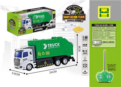 1: 48 European garbage sanitation vehicle - OBL829031