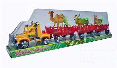 惯性拖头拖3只动物 - OBL829613