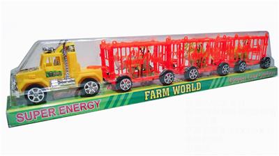 惯性拖头拖3个动物笼 - OBL829626