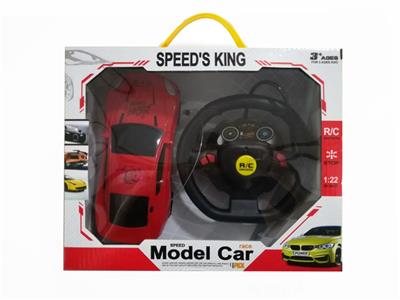 四通方向盘遥控赛车 - OBL829653