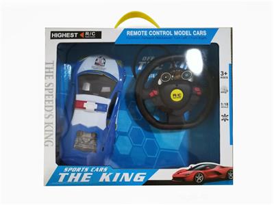 兰博四通方向盘遥控警车 - OBL829672