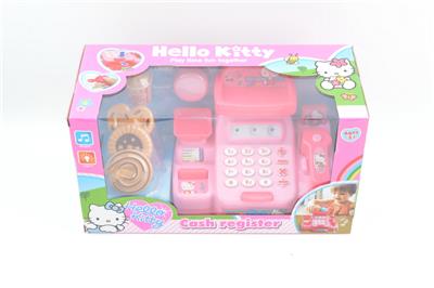KT CAT CASHIER (LIGHTS, MUSIC) (MONOCHROME, RED) - OBL829991