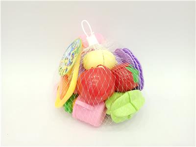 NET BAG TEA SET, FRUIT CUTTING MUSIC - OBL830109