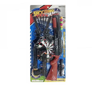 BLACK: LONG TOEFL, TWO HANDED GUNS, TWO SMALL REVOLVERS - OBL830239
