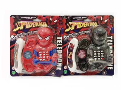 SPIDER MAN CARTOON LIGHT MUSIC PHONE (2 COLORS) - OBL830242