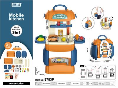 SMALL KITCHEN SLOPING BAG, YELLOW. - OBL830503