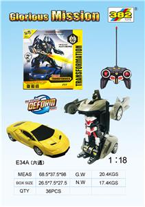 1:18 6通一键变形车 - OBL830697