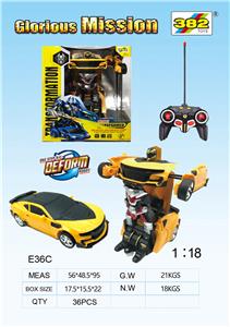 1:18 6通一键变形车 - OBL830724