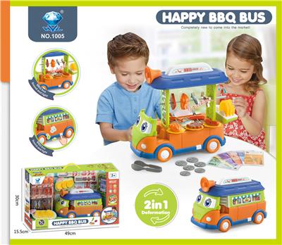 2-in-1 Zhiqu deformation barbecue bus - OBL830873