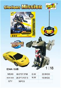 1:18 5通一键变形车 - OBL831086