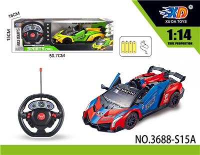 1:14毒药敞篷五通自动
开车门遥控赛车 - OBL831559