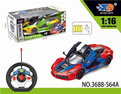 1:16法拉利五通自动开
车门遥控赛车 - OBL831588