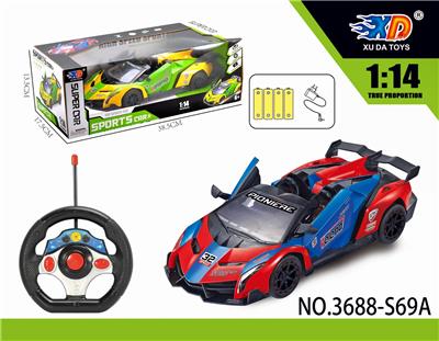 1:14毒药敞篷五通自动
开车门遥控赛车 - OBL831608