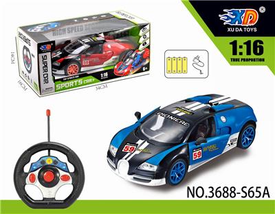 1:16布加迪五通自动开
车门遥控赛车 - OBL831611