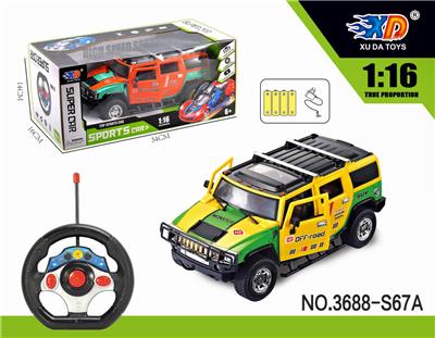 1:16悍马五通自动开车
门遥控赛车 - OBL831616