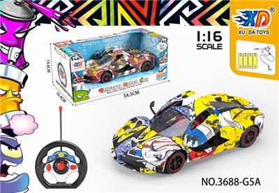 1:16法拉利涂鸦遥控车
五通开门 - OBL831678