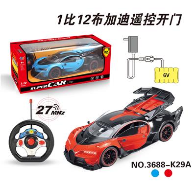 1:12 布加迪有顶遥控车
开三门 - OBL831686