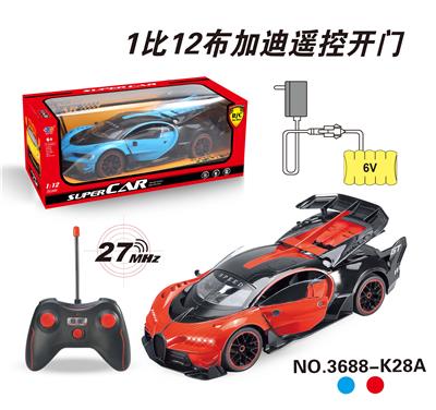 1:12 布加迪有顶遥控车
开三门 - OBL831687