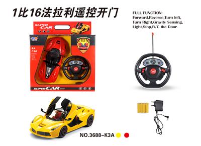 1:16法拉利五通自动开
车门遥控车.带充电.电
池. - OBL831727