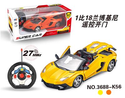 1:18兰博基尼敞篷遥控
车开三门 - OBL831804